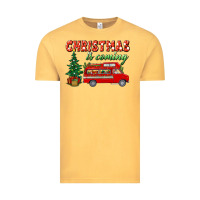 Vintage Mustard christmas is coming Vintage Tee - BundleAndBundleShop