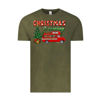 Vintage Olive christmas is coming Vintage Tee - BundleAndBundleShop