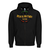 Black black history Zipper Hoodie - MaliasSmallBusiness