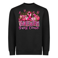 Black tackle breast cancer with pumpkin Heavyweight Sweatshirt - AdoDesignShop
