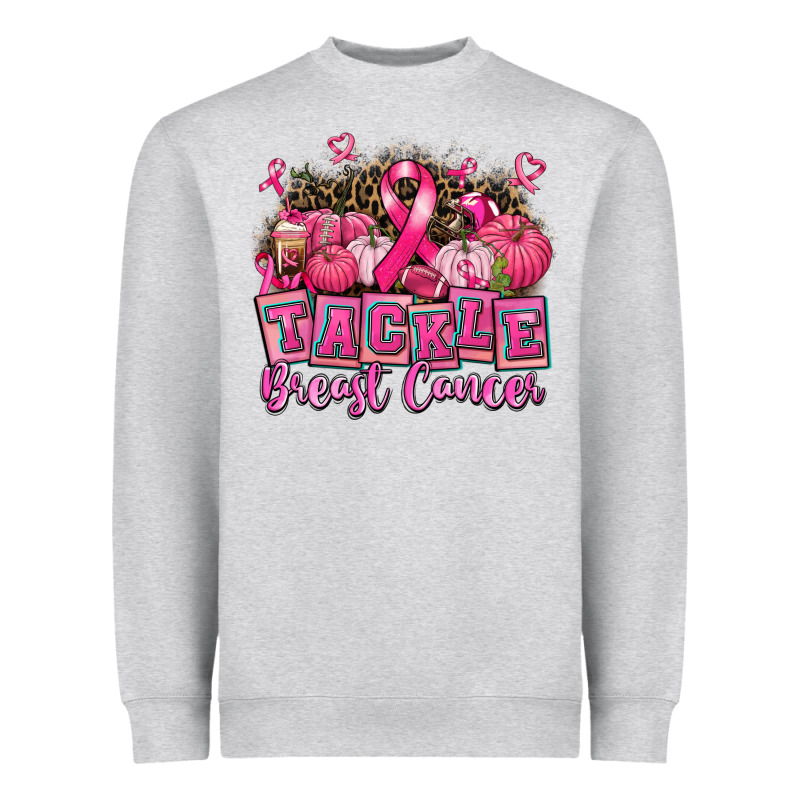 Tackle Breast Cancer With Pumpkin Heavyweight Sweatshirt by AdoDesignShop | Teevron