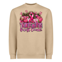 Mushroom tackle breast cancer with pumpkin Heavyweight Sweatshirt - AdoDesignShop