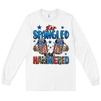 White star spangled and hammered skeleton hand Long Sleeve Tee - Jasminsmagicworld