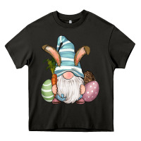 Asphalt Easter Bunny Gnomes with Egg and Carrot Heavy Core Tee - RanaPortraitStore