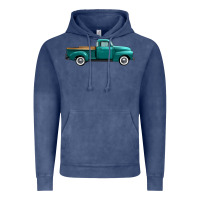 Western Truck Right Side View Vintage Hoodie | Teevron