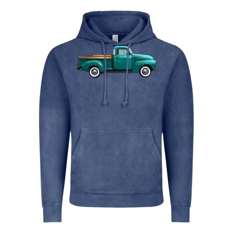 Western Truck Right Side View Vintage Hoodie by FaDigitalArtStudio | Teevron