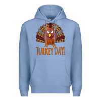 Colony Blue Happy Turkey Day - Thanksgiving Party Premium Hoodie - Bettercallsaul