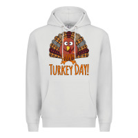Dove Grey Happy Turkey Day - Thanksgiving Party Premium Hoodie - Bettercallsaul