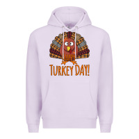 Lilac Happy Turkey Day - Thanksgiving Party Premium Hoodie - Bettercallsaul