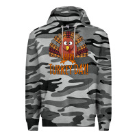 Slate Camo Happy Turkey Day - Thanksgiving Party Premium Hoodie - Bettercallsaul