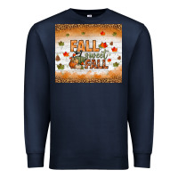 Navy fall sweet fall tumbler Premium Sweatshirt - BundleAndBundleShop