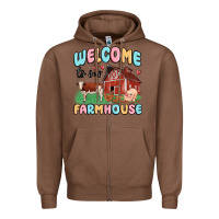 Welcome To Our Farmhouse Zipper Hoodie | Teevron