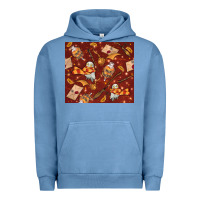 Pigment Pebble Blue wizard items with glitter Urban Hoodie - TumblerDesignByShophia
