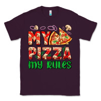 Plum my pizza  my rules Classic Tee - AdoDesignShop