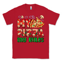 Red my pizza  my rules Classic Tee - AdoDesignShop