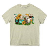 Mossy Sheep coffee cups Heavy Core Tee - texasbilliewilder