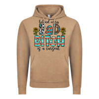 Vintage Coffee Behind Every Bad Bitch is a Carseat Vintage Hoodie - CowhideDigitalArt