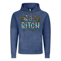 Vintage Denim Behind Every Bad Bitch is a Carseat Vintage Hoodie - CowhideDigitalArt