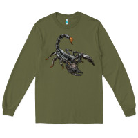Army Green scorpion Long Sleeve Tee - LillyAllenDesigns