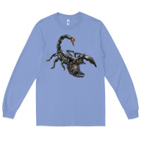 Colony Blue scorpion Long Sleeve Tee - LillyAllenDesigns
