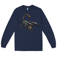 Navy scorpion Long Sleeve Tee - LillyAllenDesigns