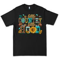 Black a little country a little hood Premium Tee - texasbilliewilder
