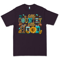 Plum a little country a little hood Premium Tee - texasbilliewilder