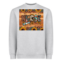 Heather Grey nurse Heavyweight Sweatshirt - JahusDesignShop