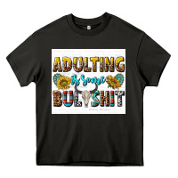 Asphalt adulting is some bullshit Heavy Core Tee - texasbilliewilder