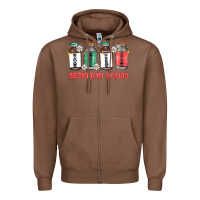 Chestnut sedation squad Zipper Hoodie - MaliasSmallBusiness
