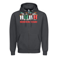 Smoke sedation squad Zipper Hoodie - MaliasSmallBusiness