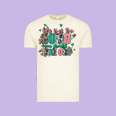 Life Is Good You Should Take One Vintage Tee Designed By Adodesignshop