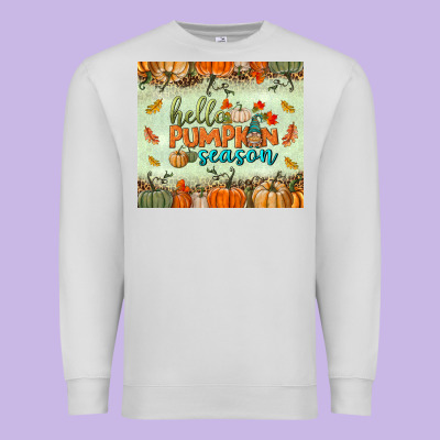 Hello Pumpkin Season Tumbler Premium Sweatshirt Designed By Bundleandbundleshop