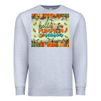 Heather Grey hello pumpkin season tumbler Premium Sweatshirt - BundleAndBundleShop