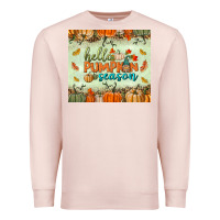 Pale Pink hello pumpkin season tumbler Premium Sweatshirt - BundleAndBundleShop