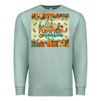 Seafoam hello pumpkin season tumbler Premium Sweatshirt - BundleAndBundleShop