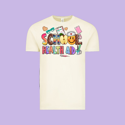 School Healt Aid Vintage Tee Designed By Adodesignshop