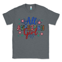 Charcoal Heather all american girl Classic Tee - Artiststas