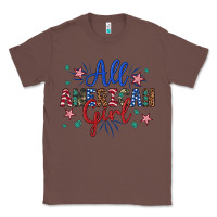 Chestnut all american girl Classic Tee - Artiststas