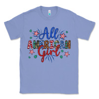 Colony Blue all american girl Classic Tee - Artiststas