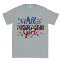 Heather Grey all american girl Classic Tee - Artiststas