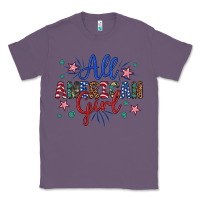 Lavender all american girl Classic Tee - Artiststas
