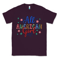 Plum all american girl Classic Tee - Artiststas