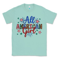 Seafoam all american girl Classic Tee - Artiststas