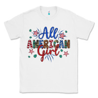 White all american girl Classic Tee - Artiststas