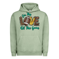 Pigment Oil Green for the love of the game Urban Hoodie - HowdyJamesFarm