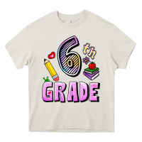 Cream Sixth Grade Heavy Core Tee - RanaPortraitStore