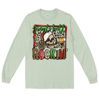Jingle Bell Rockin Skeleton Christmas Long Sleeve Tee | Teevron