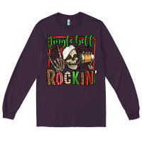 Plum jingle bell rockin skeleton christmas Long Sleeve Tee - Jasminsmagicworld