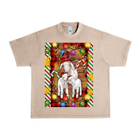 French Oak Christmas goat family Urban Heavy Tee - Artiststas